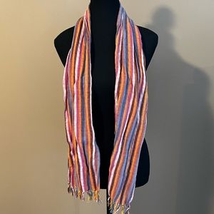 Striped scarf